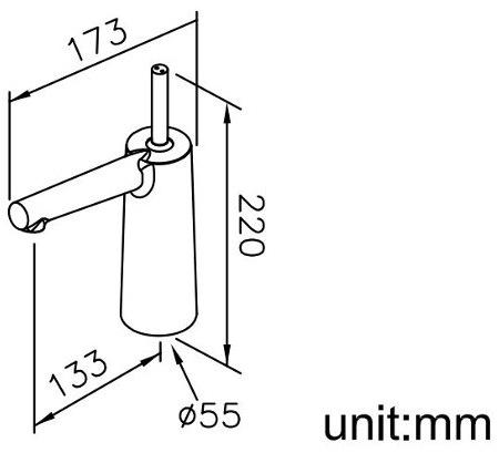 JUSTIME Смеситель для умывальника на столешницу из хромированной латуни на одно отверстие Chapter sun-id-1470798 - Вид №4