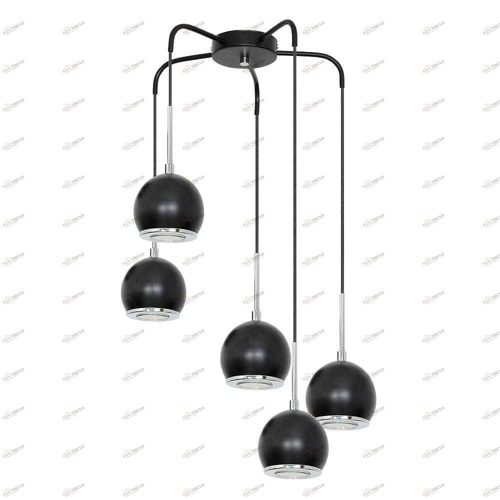 Подвесная люстра Luminex Gerd 7300 LUMINEX ДИЗАЙНЕРСКИЕ, GERD 186407 Черный 