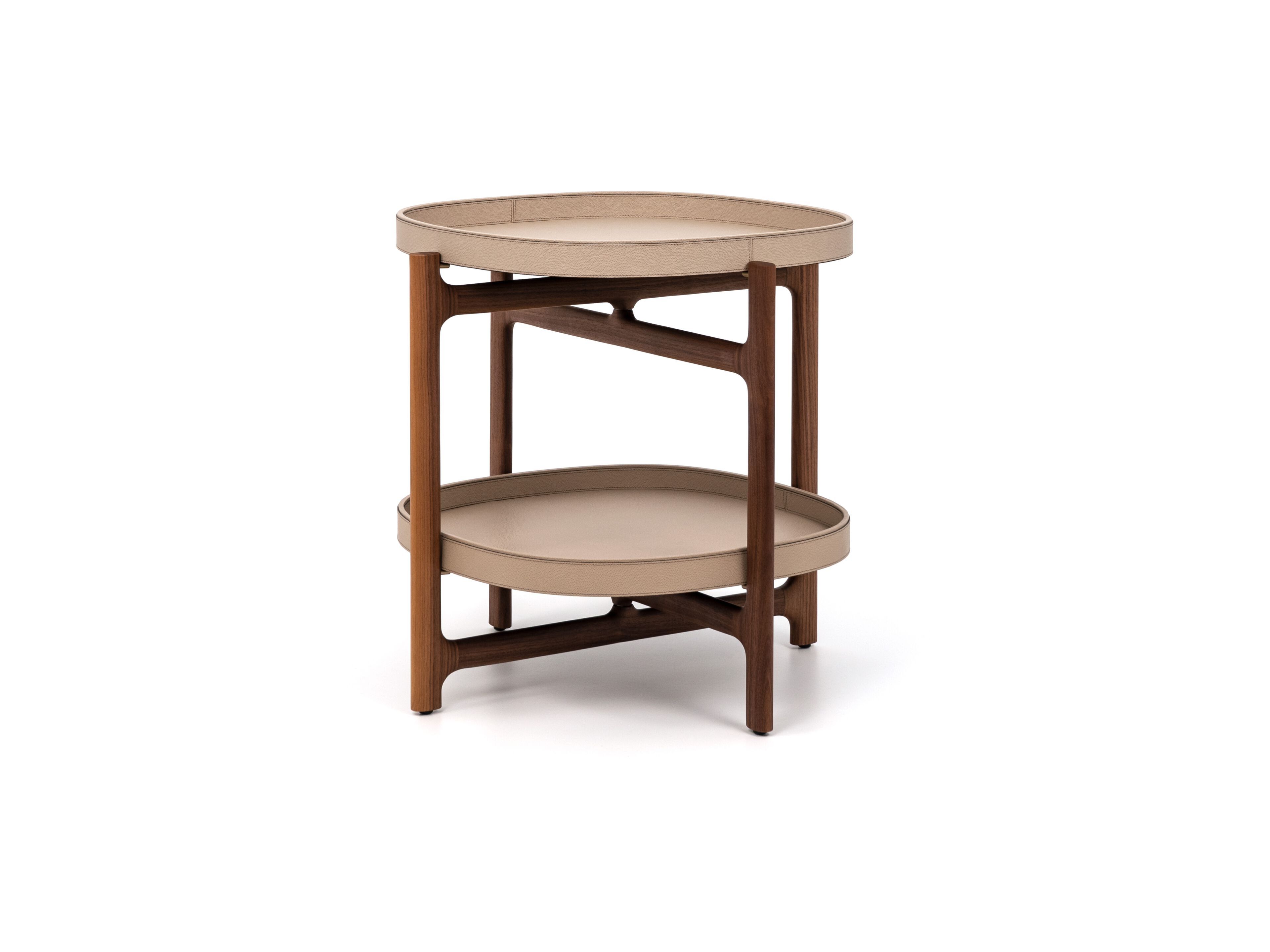 Журнальный столик из орехового дерева с подносом Pinetti CHELSEA ARCH-00056355