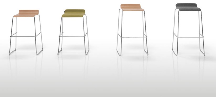 004658 Мягкий барный стул INCLASS Ginger Santreyd - Вид №1