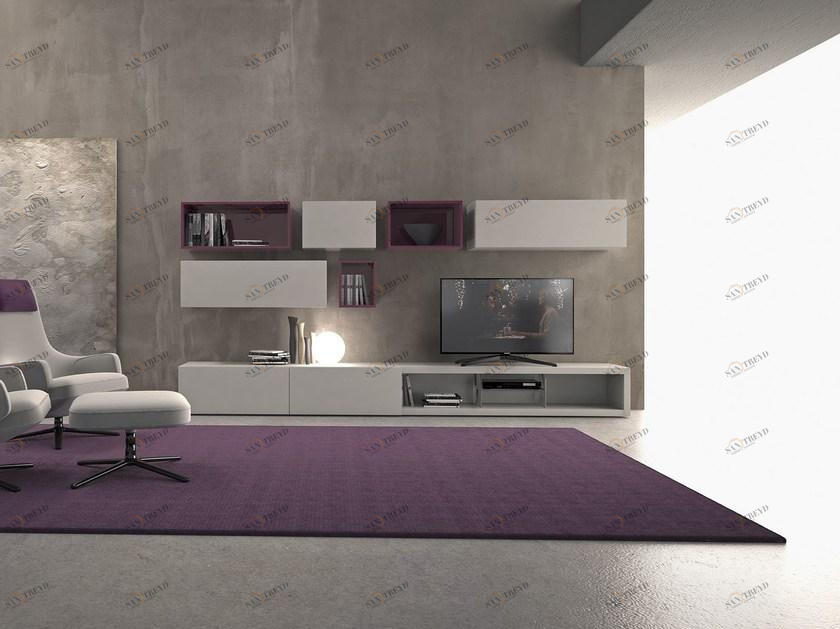 Presotto Модульная лакированная стенка для хранения из дерева I-modulart_20 sun-id-1440021