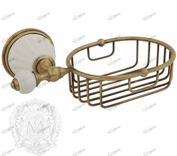 Решетка-корзинка MIGLIORE Olivia ML.OLV-60.625 настенная ML.OLV-60.625.BI.CR