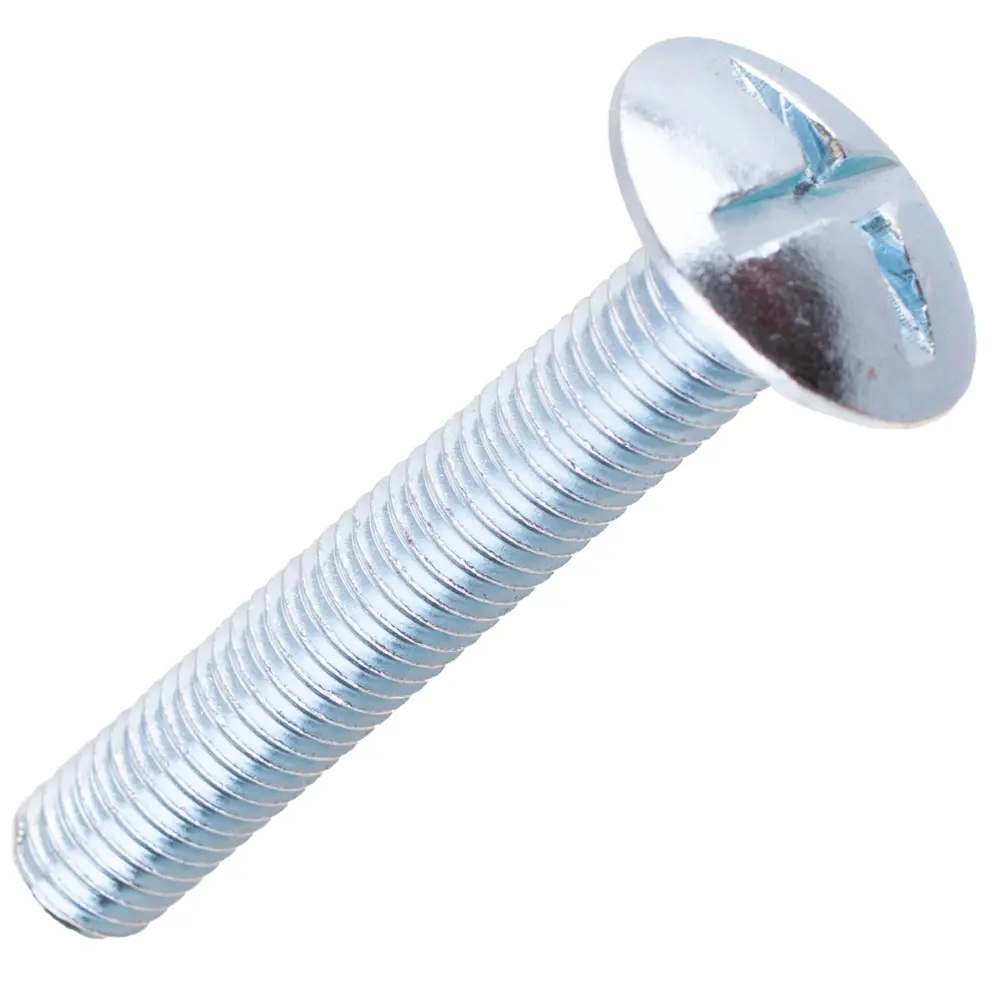 Болт мебельный DIN 607 С 10x60 мм оцинкованный 2 шт Santreyd STLM-2137393