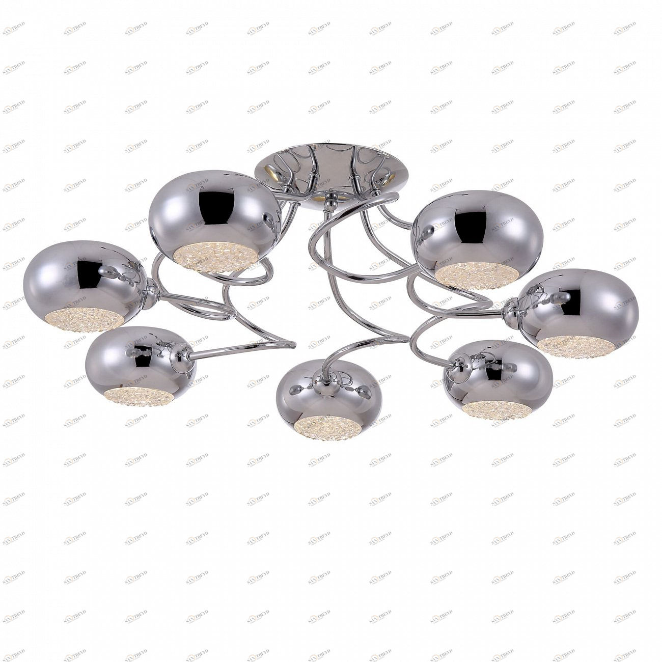 Люстра подвесная хром Miranda 07CH FREYA MODERN 00-3956376 Хром