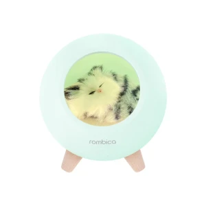 Ночник детский светодиодный Rombica MOMO 1,5 Вт теплый желтый свет цвет мятный