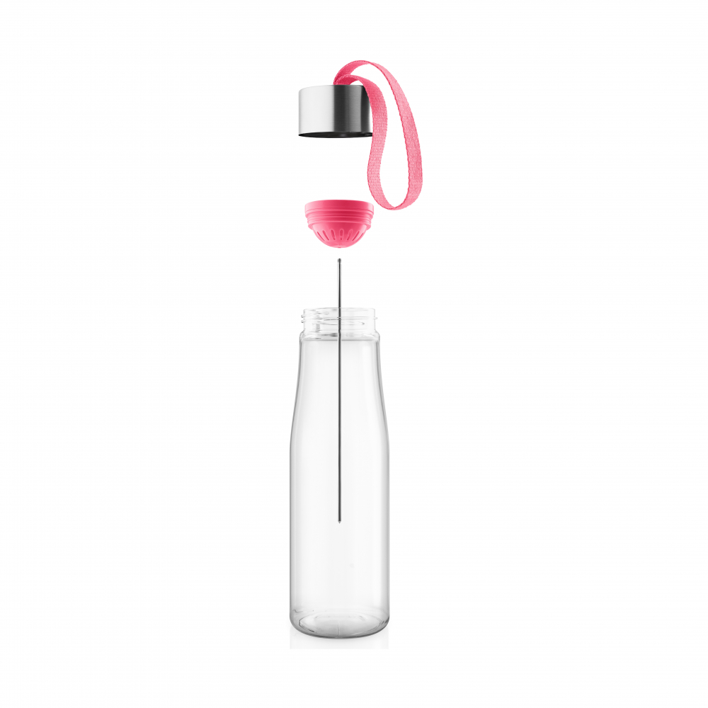 EVA SOLO 567506 Бутылка для воды MyFlavour, 750 мл, розовая Пластик, нержавеющая сталь, нейлон  - Вид №2