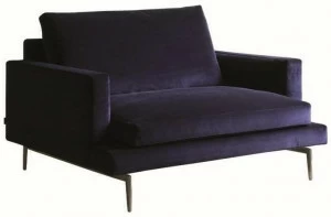 Verzelloni Кресло из ткани со съемным чехлом с подлокотниками Larsen