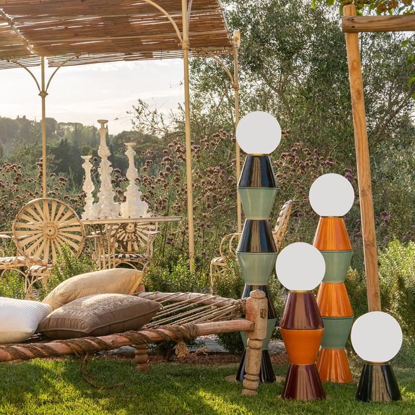 MARIONI Керамический светодиодный торшер Palm 02966gg - Вид №8