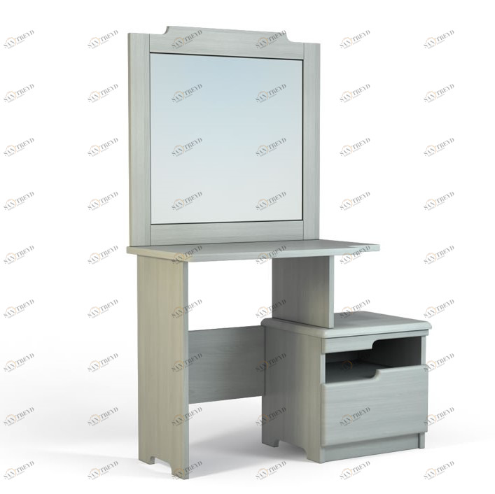 Трюмо с зеркалом и тумбой ясень, беленый дуб "Бельфор" DREAMLINE БЕЛЬФОР 176761 Беленый дуб;бежевый 