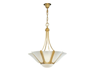 Золотая люстра sequino с остеклением