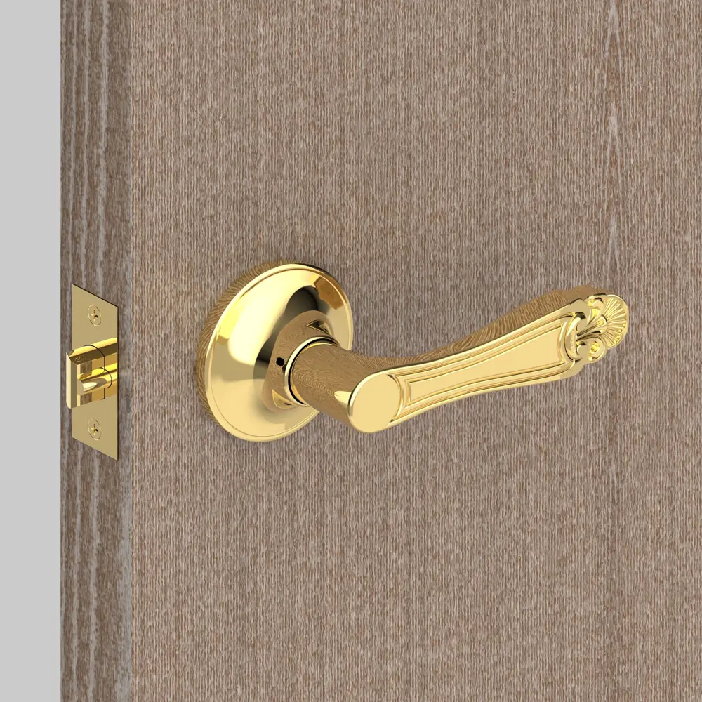 Ручка защелка 637/BL РB-Р (зол) без фик FUARO STLM-2203366 - Вид №8