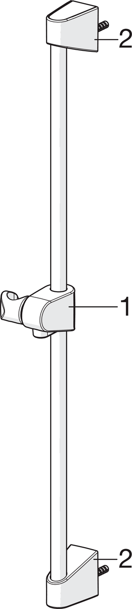Oras 253150 Душевая штанга 253150 Apollo Хром  - Вид №4