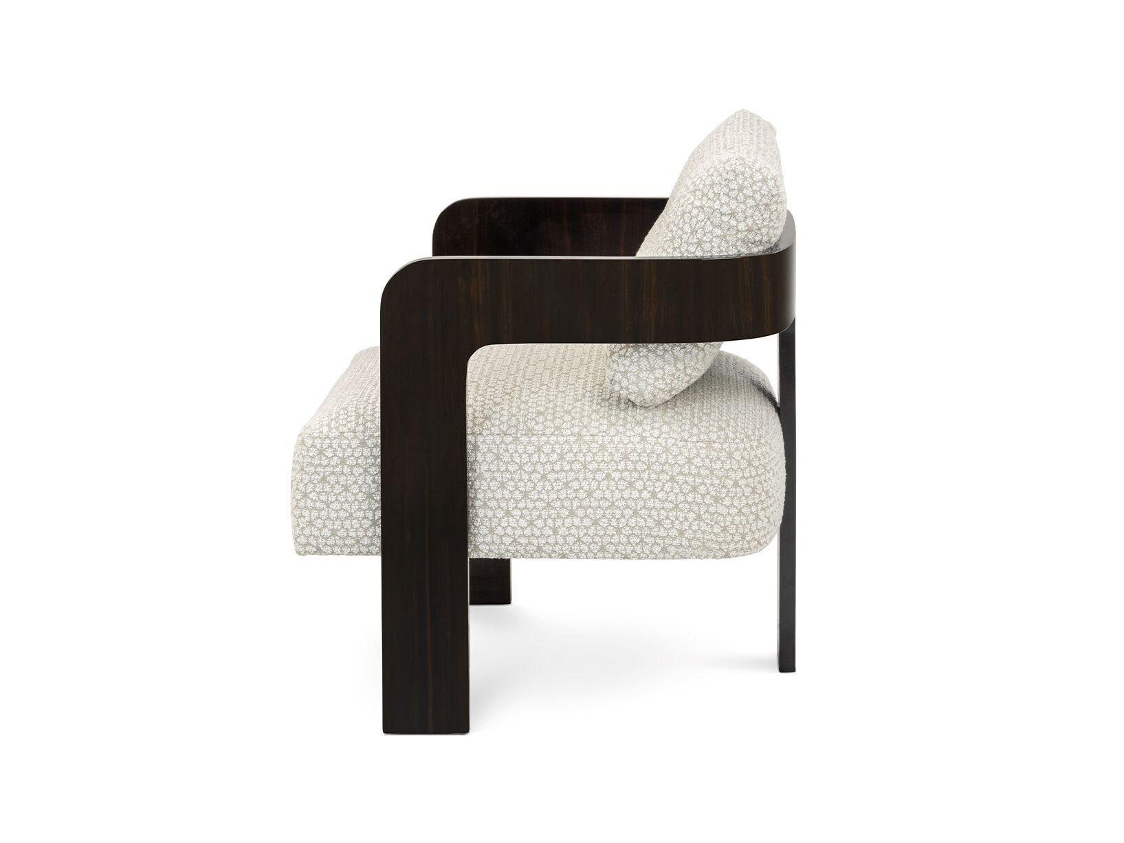 Черное кресло с подлокотниками JOSÉ LEITE DE CASTRO CAROLE ARCH-00047921 - Вид №1