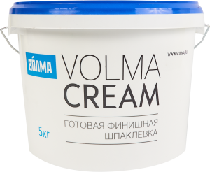 Шпаклевка финишная акриловая ВОЛМА Cream 5кг для внутренних работ 85485667