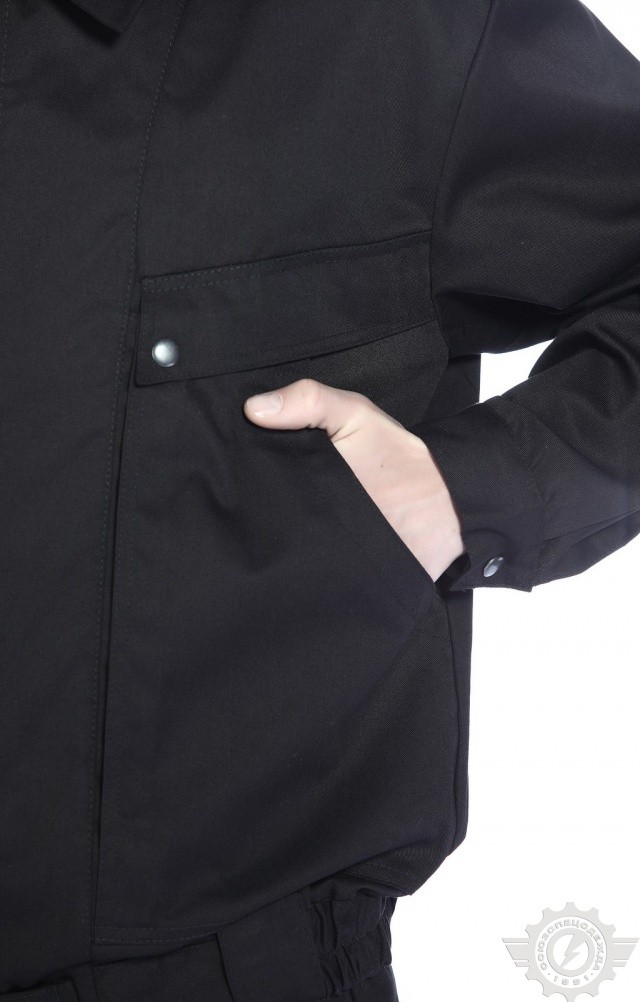61520 Костюм "Страйк" летний черный  Одежда для охранных структур  размер 56-58/182-188 Спецодежда  - Вид №9