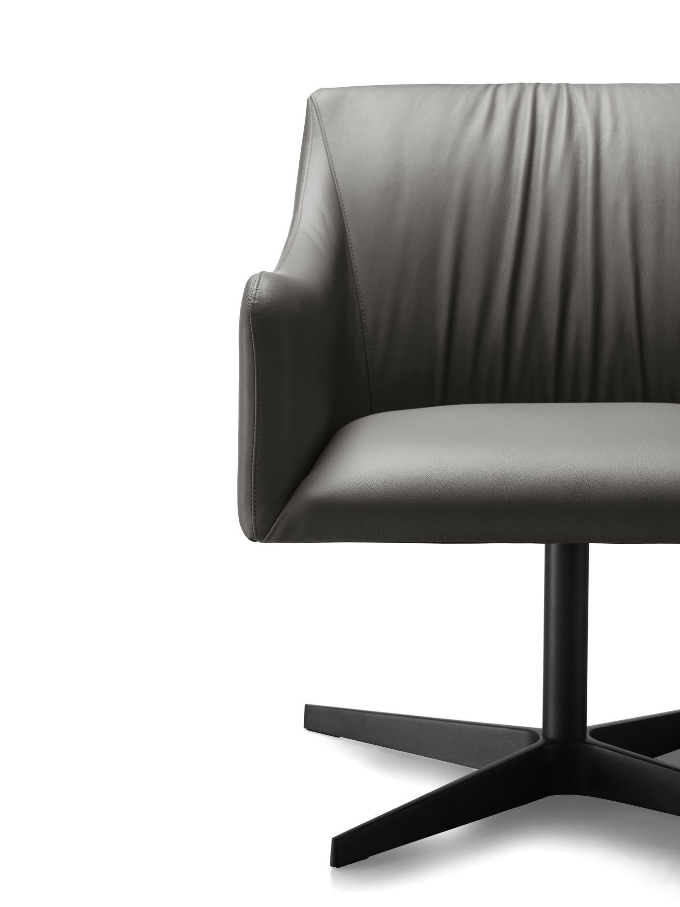 Кожаный спиц поворотный стул EFORMA Isidora ARCH-00111687 - Вид №2