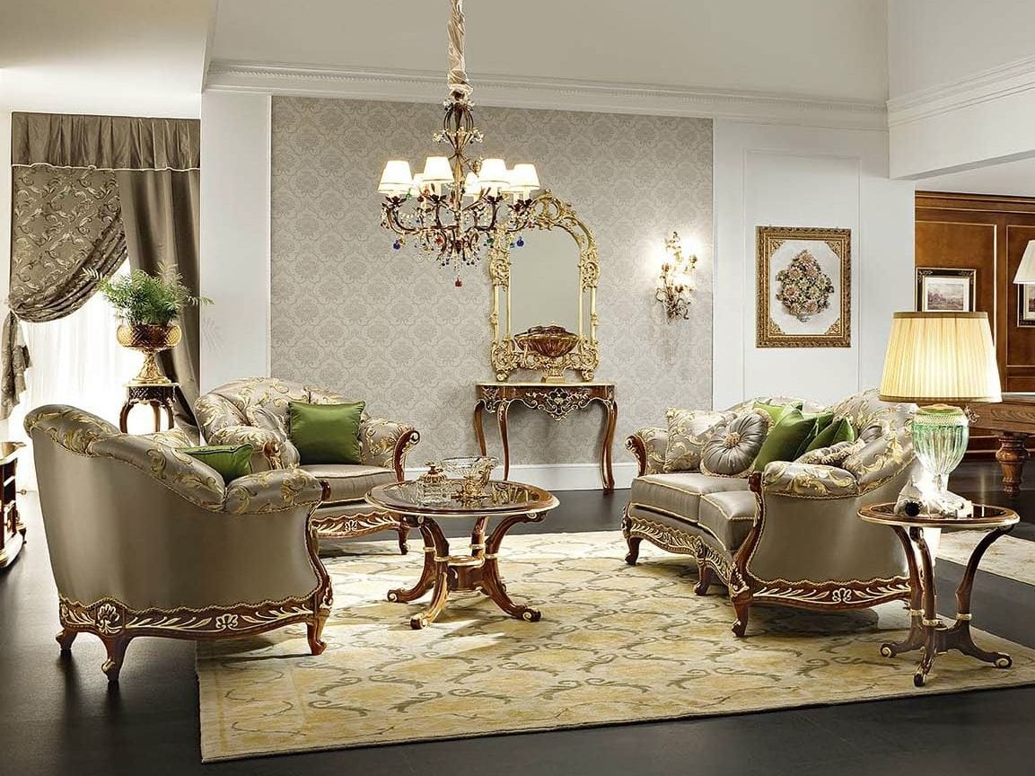 Тканевое кресло с подлокотниками Modenese Luxury Interiors Bella Vita ARCH-00072662 - Вид №2