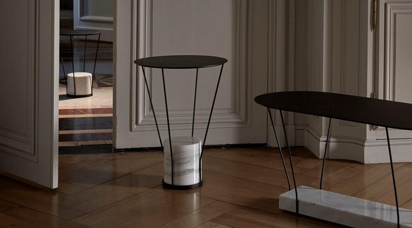 RADAR INTERIOR Круглый журнальный столик из металла Lest sun-id-1376459 - Вид №4