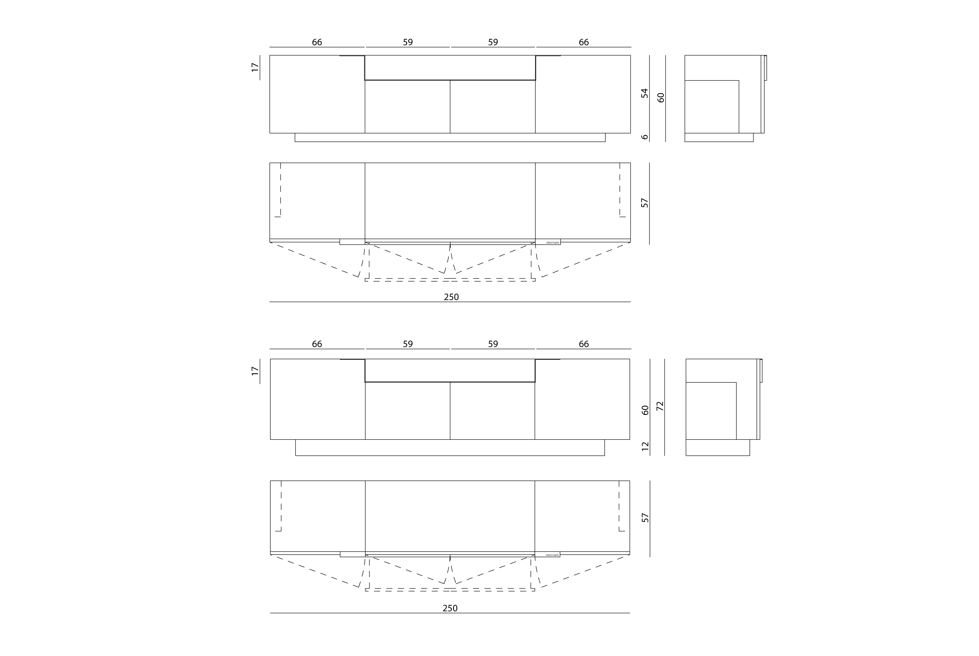 Bronson Низкий шкаф Visionnaire  - Вид №6