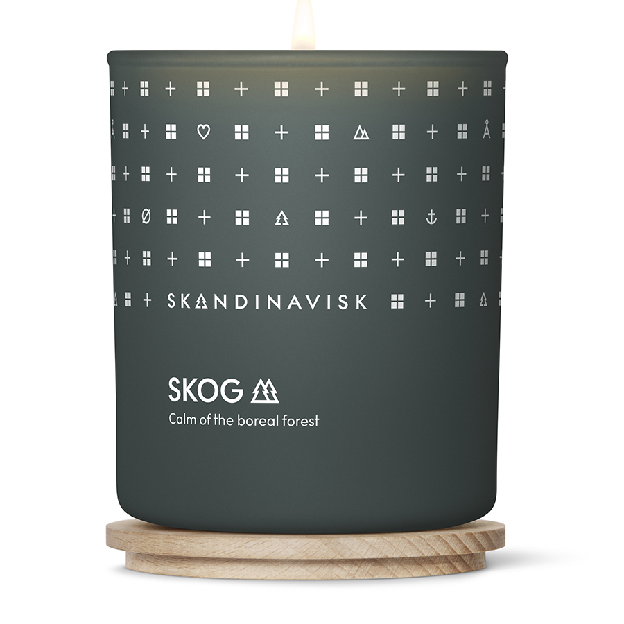 SK20103 Свеча ароматическая skog с крышкой, 200 г (новая) S K A N D I N A V I S K  - Вид №5