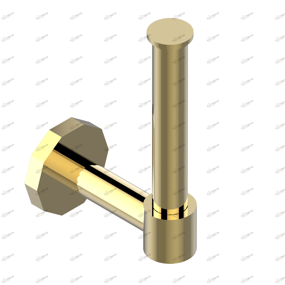 G8A-542 Бумагодержатель настенный резервный Thg-paris Les Ondes Золото G8A-542 CAT.F