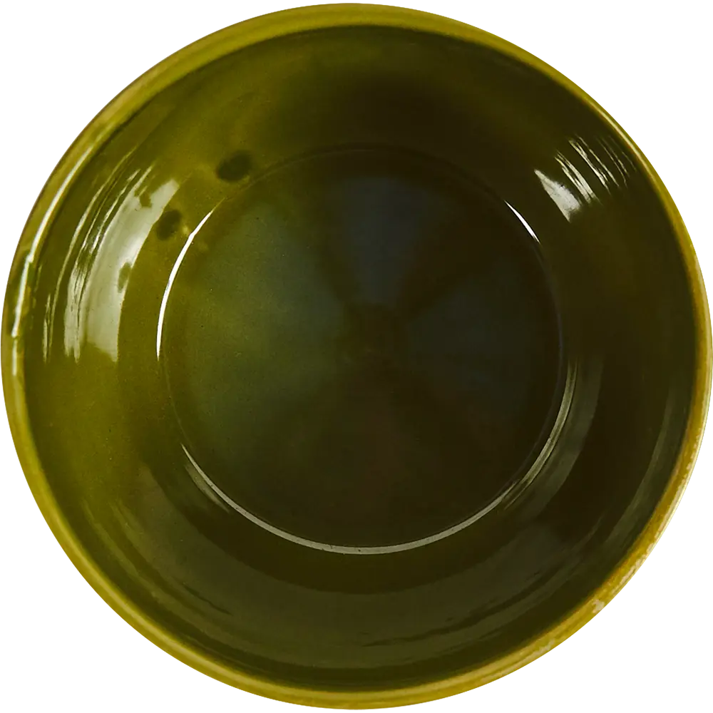 Кашпо для цветов ø12 h9.7 см v1.09 л керамика зелёный GARDEN SHOW STLM-2200247 - Вид №1