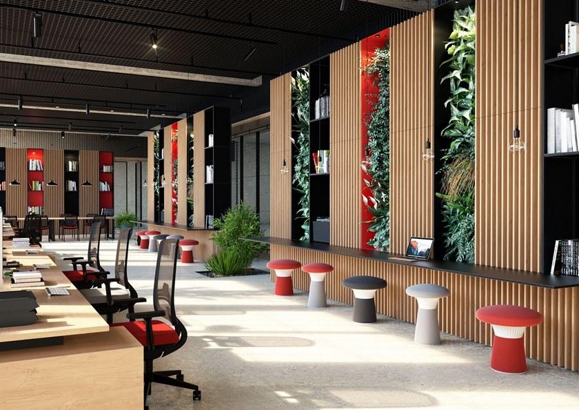 LD Seating Низкий табурет из ткани Funghi Funghi-n1 40/50 - Вид №8