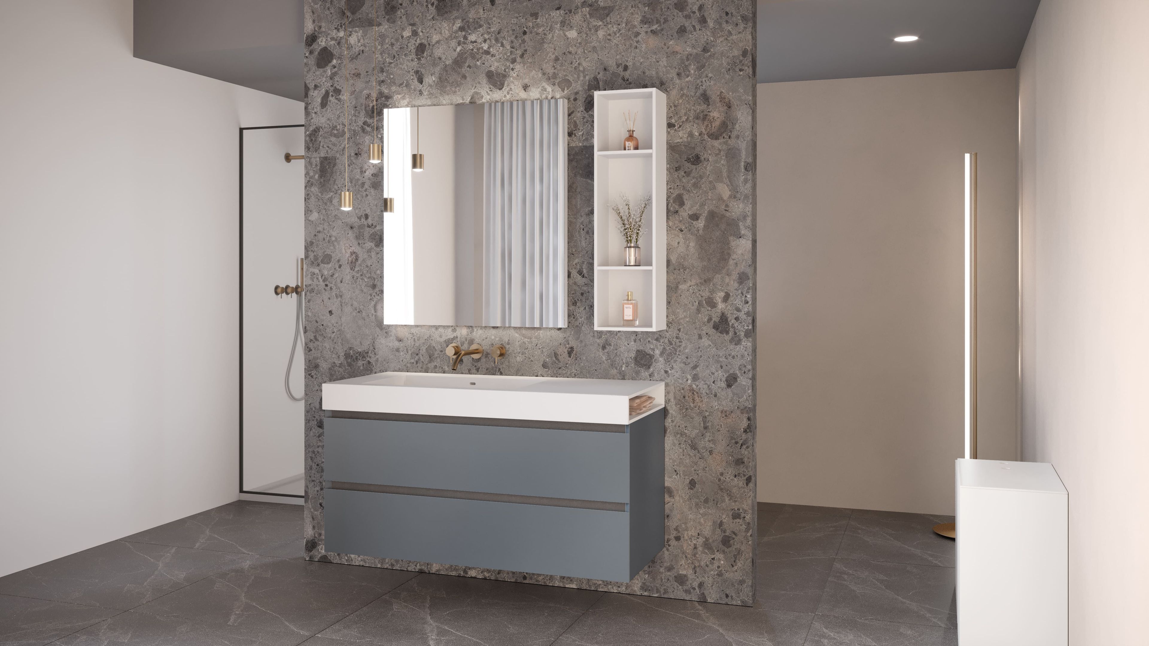 Прямоугольная раковина Corian® с столешницей Acquapazza Corian ® elements ARCH-00028854 - Вид №3