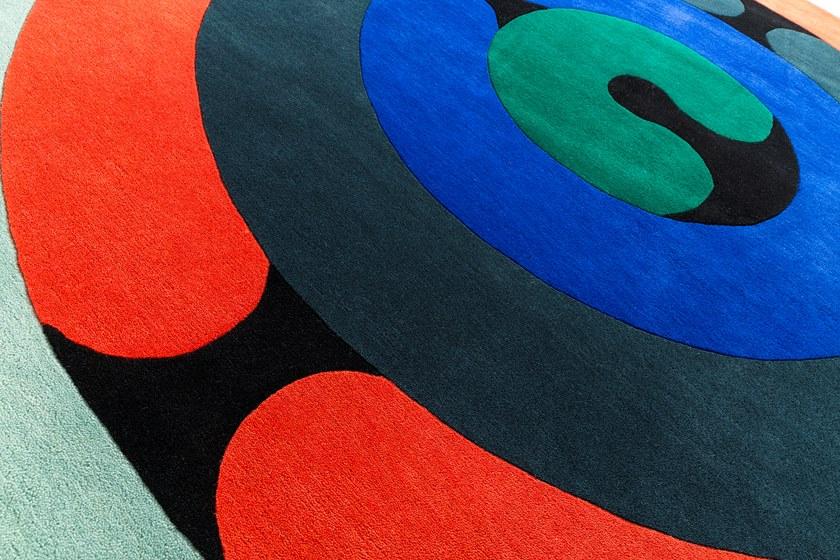 Diacasan Edition Круглый шерстяной коврик ручной работы Christian signorel sun-id-1425560 - Вид №3