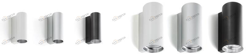 LUCEPLAN Регулируемый настенный светильник из экструдированного алюминия E04 sun-id-1416129