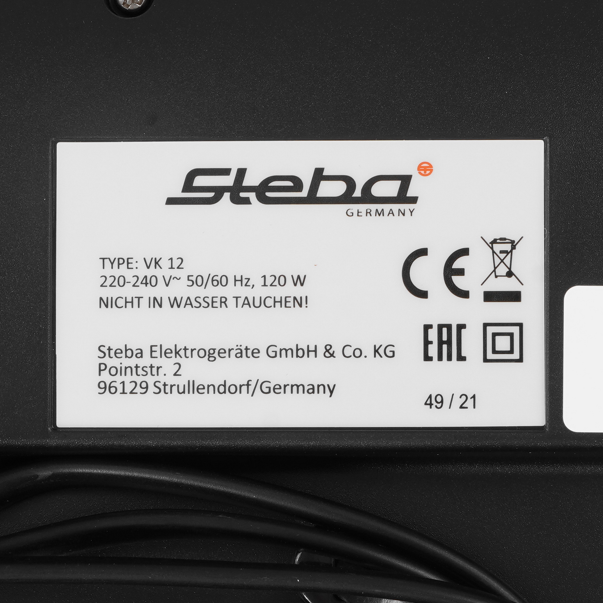 5315604 Вакуумный упаковщик Steba VK 12 STDN-0094964 - Вид №5