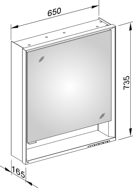 14301171101 Зеркальный шкаф KEUCO Royal Lumos - Вид №4