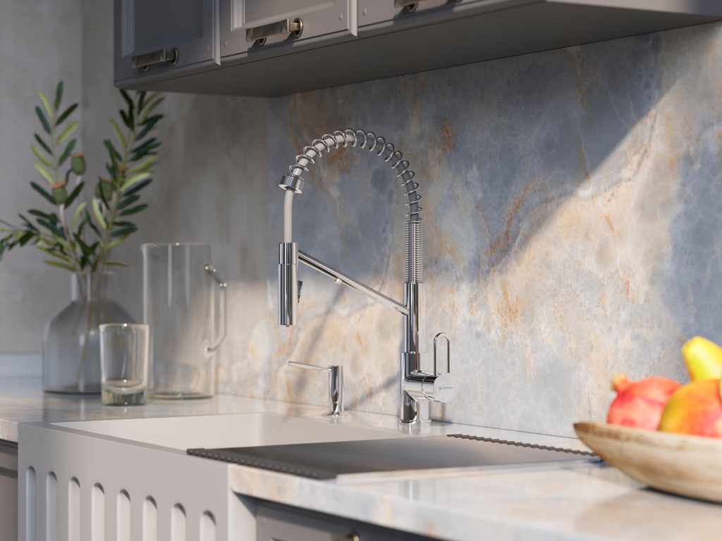 Смеситель для кухни Mikawa 2 Plus-SB C OMOIKIRI 4994451 - Вид №1