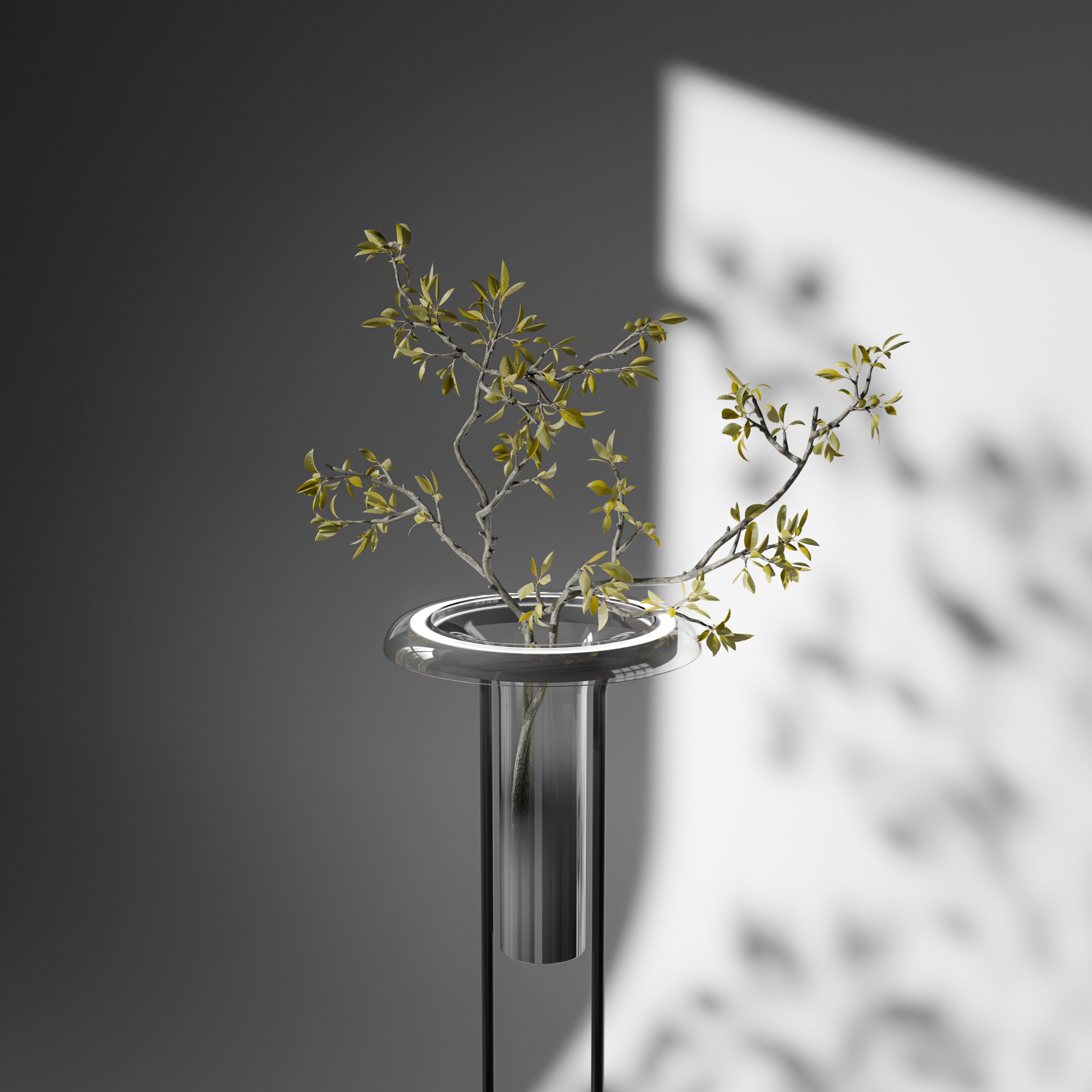 Алюминиевый светодиодный торшер Maytoni IKEBANA ARCH-00030854 - Вид №3