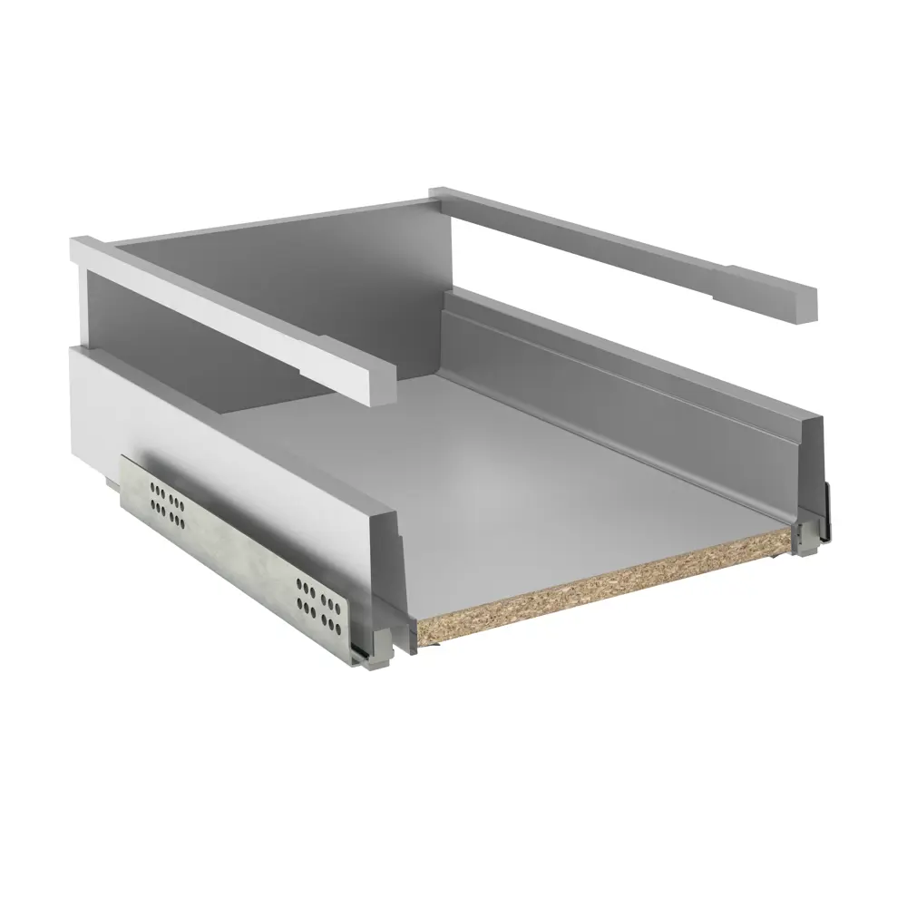 Ящик Delinia ID 36.8x17.9x48.3 см металл цвет серый Отсутствует STLM-2098685 - Вид №3