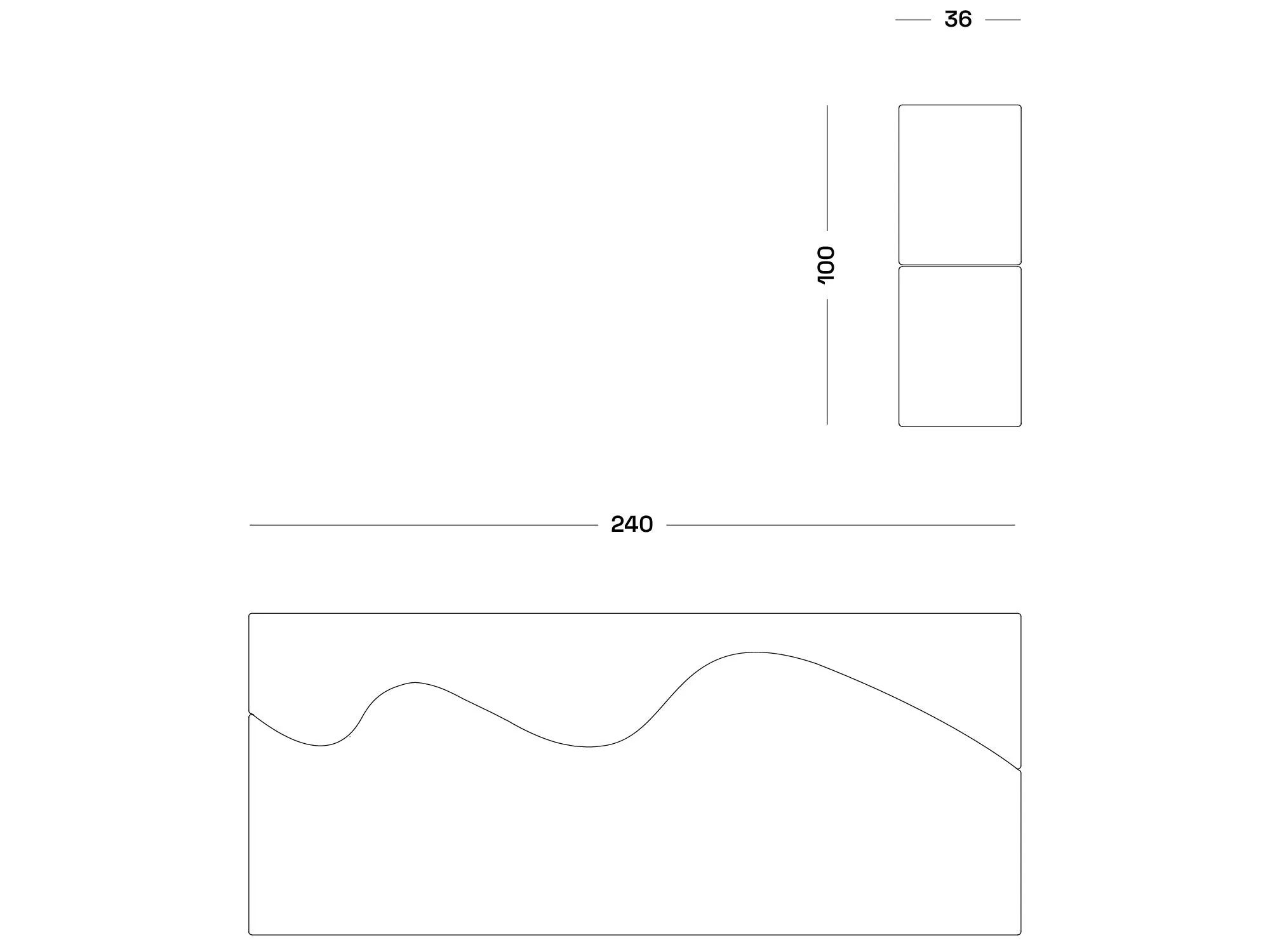 Ткань диван Poltronova Superonda ARCH-00005670 - Вид №7