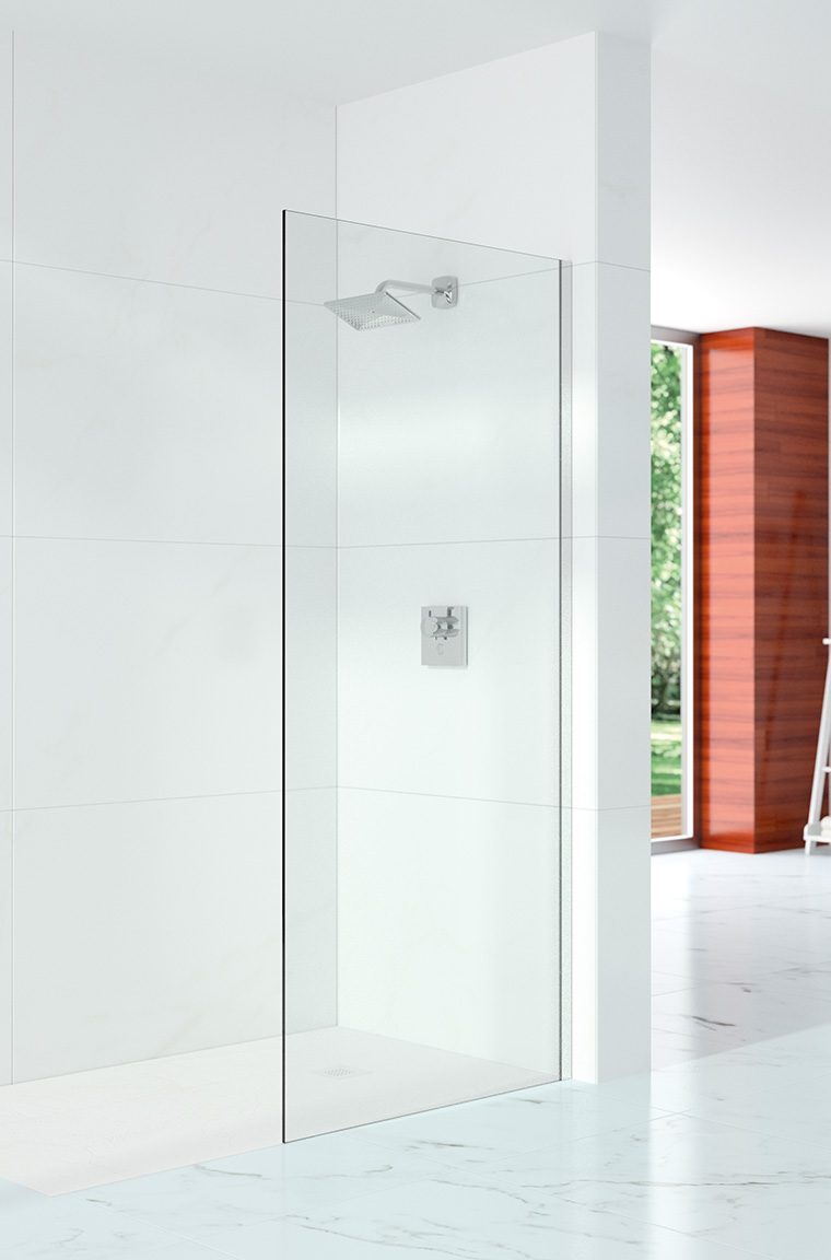 Душевая перегородка SP08SCU12320 Merlyn 10 Series Хромированный - Вид №1