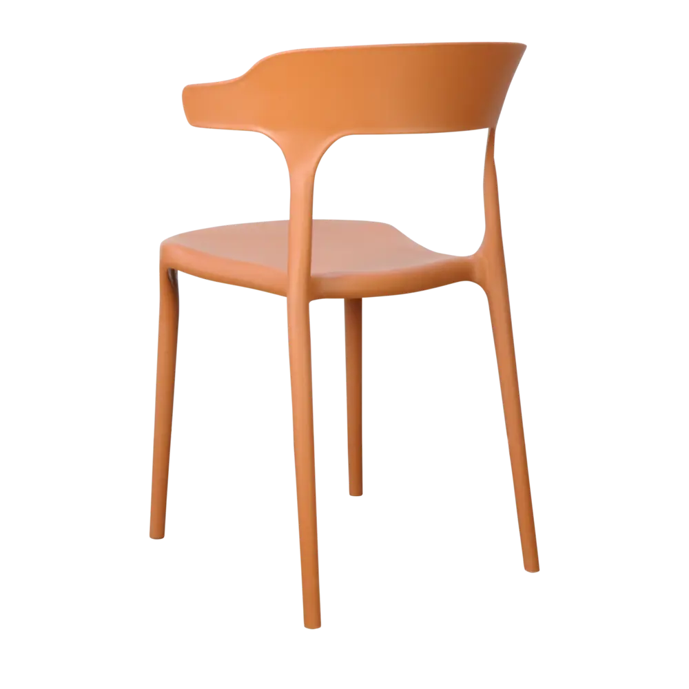 Кухонный стул Treet Roero 48x74x46.5 см каркас пластик спинка полипропилен цвет терракотовый STLM-2062031 - Вид №8