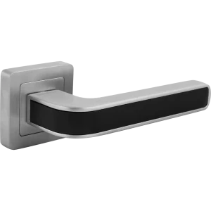 Ручка дверная на розетке Nova XM, цвет чёрный