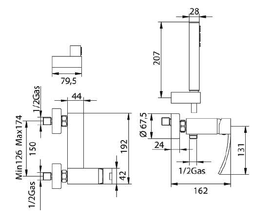 778320PN00 Смеситель Bandini Seta Santreyd - Вид №1