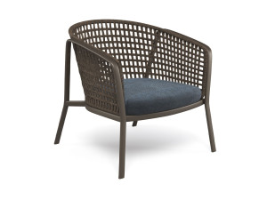 Алюминиевое кресло для отдыха и квадратная плетеная веревка