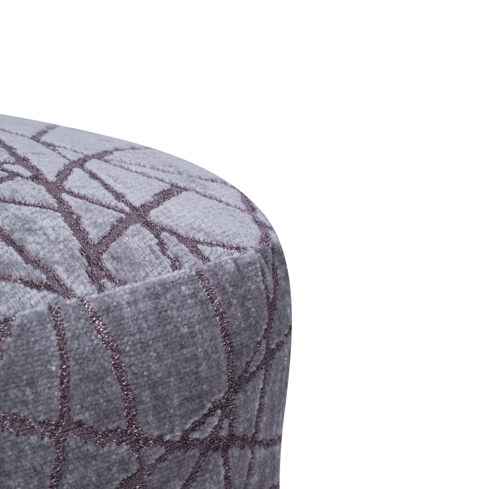 14033 Банкетка Авиньон Сильвер Роуз Серебро BOGACHO 4627196596344 - Вид №2