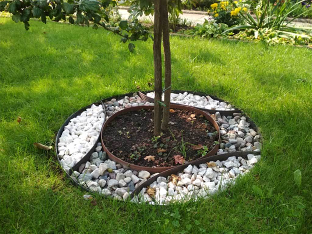 Садовый бордюр "Манго" ПП 55 мм, чёрный, 10 метров ГеоПластБорд GPBST-24 - Вид №5