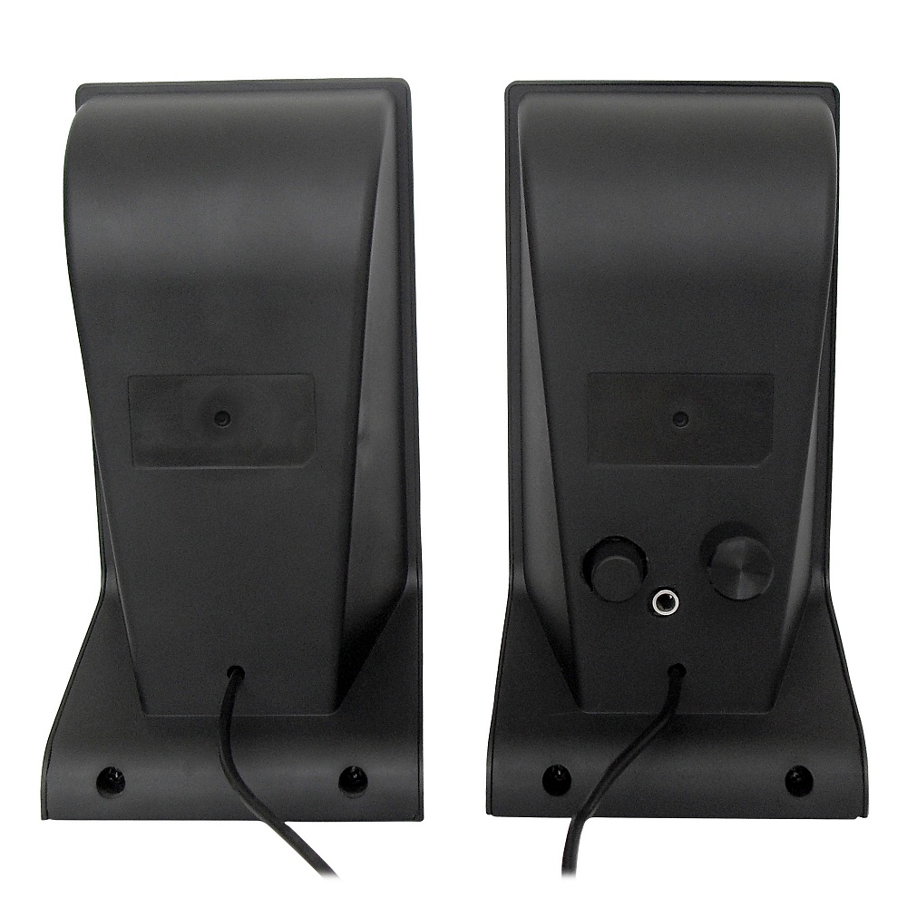 CMS-601 Акустическая система 2.0 (usb, 6w; управление громкостью, разъём для наушников, кнопка включения, длина кабеля между колонками 1м;длина аудио-кабеля и питания 2м.) Crown Santreyd  - Вид №2