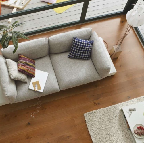 Паркетная доска Meister PD 400 Cottage Закопченый лайт 8307 Дуб Рустик с брашью (Текстурированная) 2200х180 мм 2300200026 - Вид №10