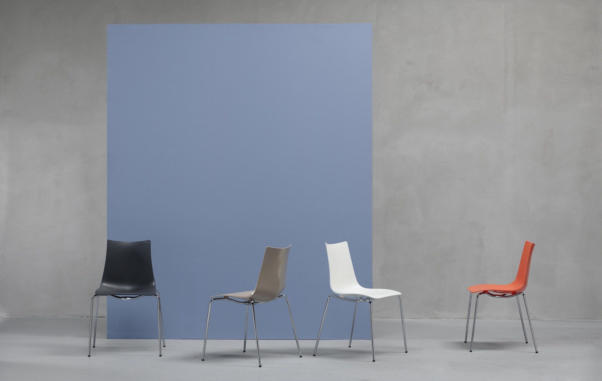 Штабелируемый стул из инженерного пластика S-CAB Инженерный пластик Zebra ARCH-00020899 - Вид №2