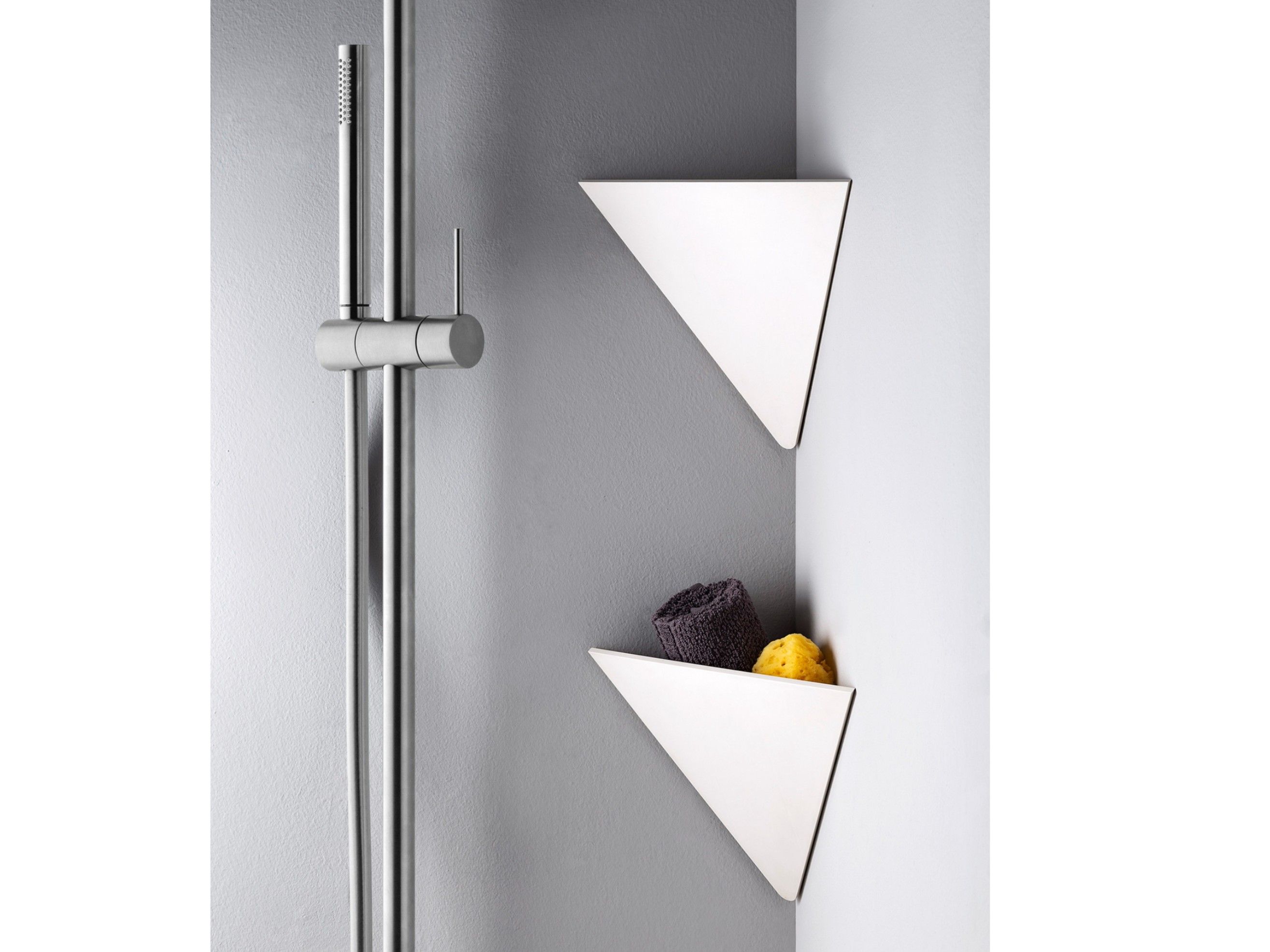 Настенная мыльница из нержавеющей стали для душа Rubinetterie Treemme 40 мм ARCH-00095110