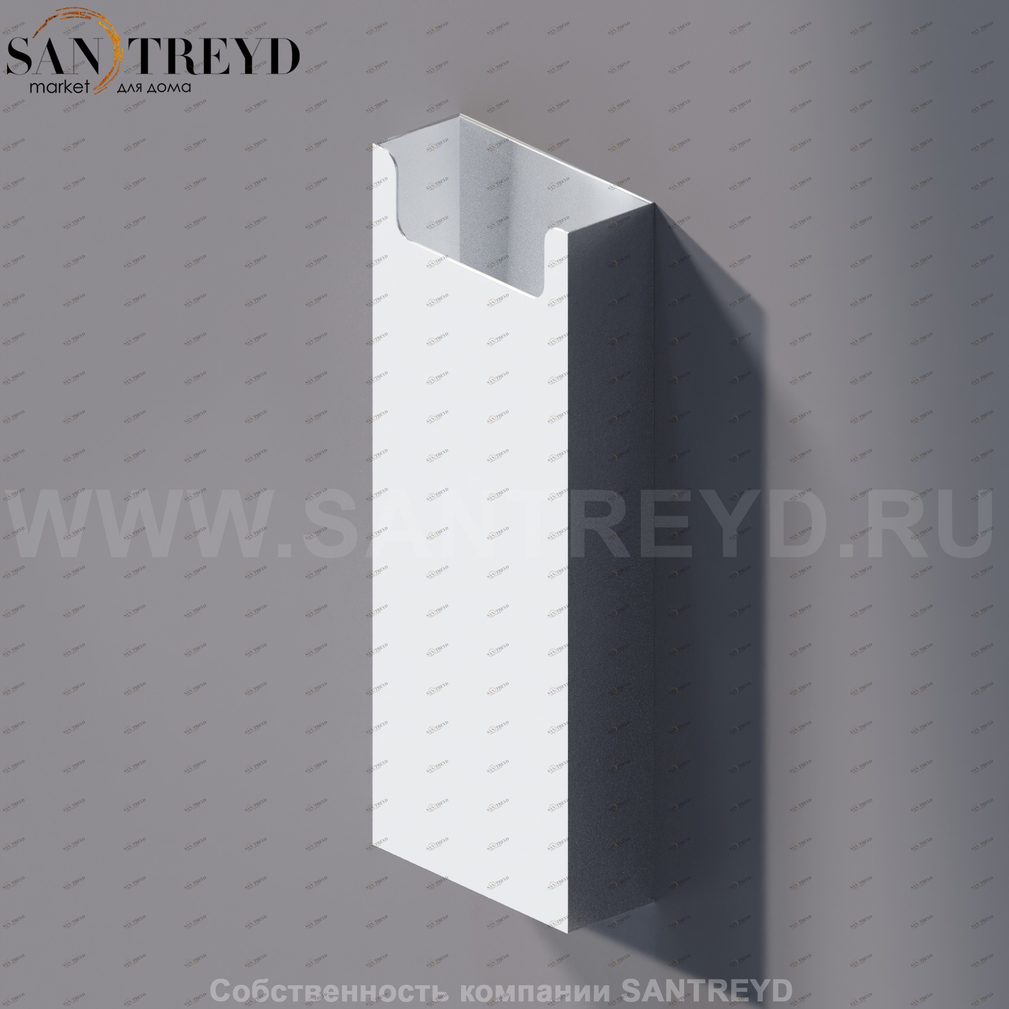 Agape MACH Корзина для мусора хромированный сатин AMAC0661SP