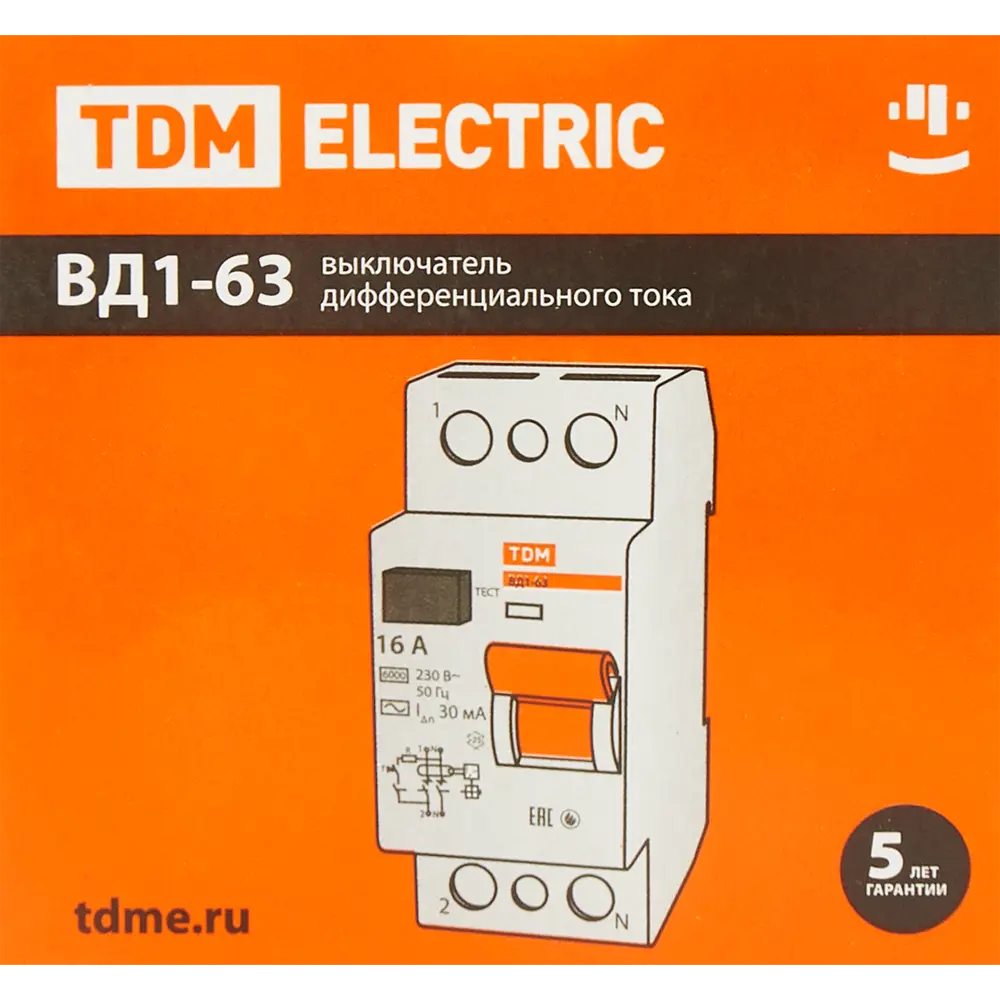 УЗО TDM Electric ВД1-63 40А с защитой от токов утечки 84399434 STLM-0049218 - Вид №5
