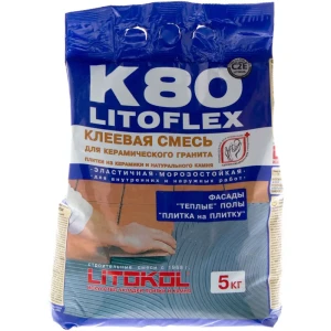 Клей для плитки Litokol Litoflex K80 5 кг 10274515 STLM-2153905